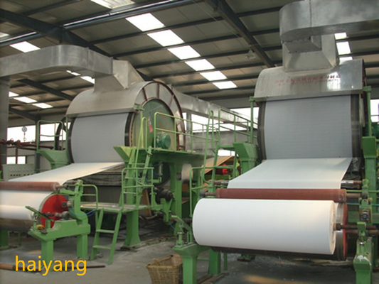 Fourdrinier A4 Printing Writing Paper Making Machine 2400 Mm Bagasse Pulp