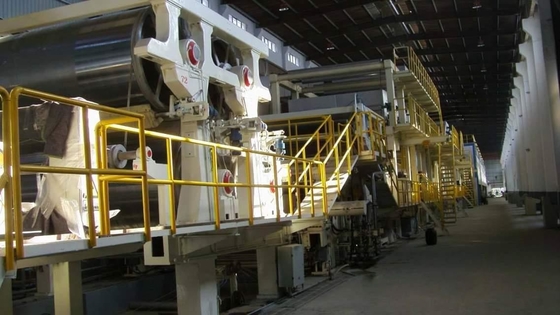 Wood Pulp Kraft Paper Plate Making Recycling Machine 300g / M2 600m / Min
