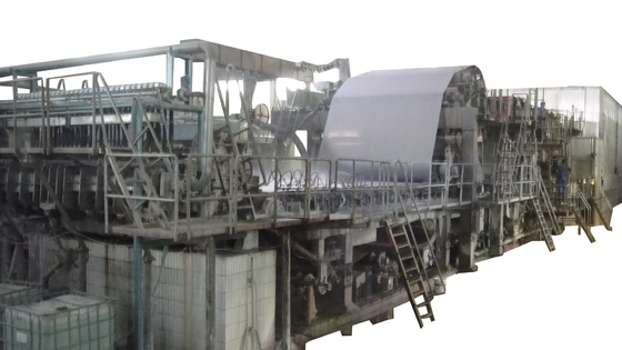 Fourdrinier A4  Printing Writing Paper Making Machine 2400mm Bagasse Pulp