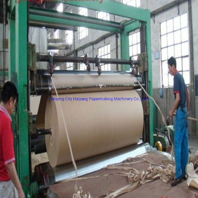 Double Wire Kraft Cardboard Paper Making Machine Wood Pulp 400m / Min 200T / D