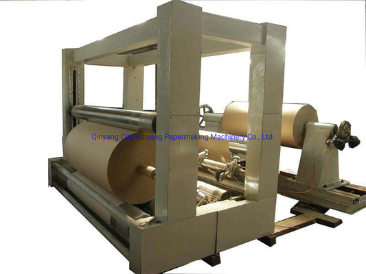 110m / Min Kraft Paper Corrugated Mounted Roll Making Machine 2500mm