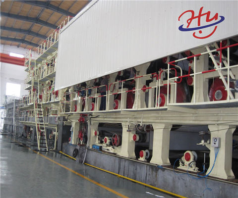 2400 Mm Waste Corrugated Paper Making Machine 40T / D For Carton Recycling