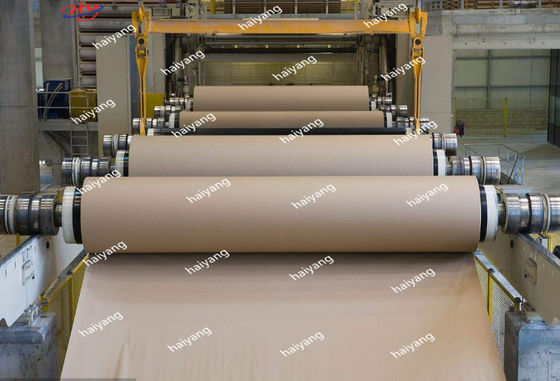 4500mm Kraft Paper Making Machinery 480t Wood Pulp High Speed