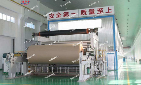 1575mm Three-Layer Fourdrinier High Speed Kraft Paper Cardboard Paper and Test Liner Paper Making Machinery