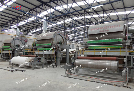 2800mm Kraft Liner Corrugated Paper Making Machine OEM Wood Pulp