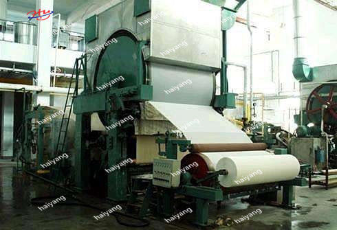 Small waste paper recycling machine 787mm fully automatic toilet paper machine