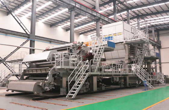 1450mm Large Tissue Paper Machine Jumbo Rolls Virgin Production Line