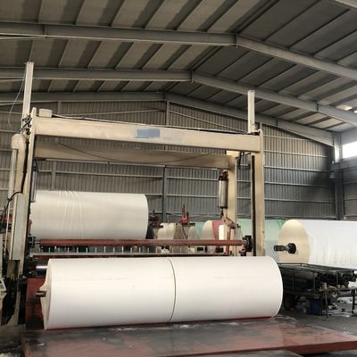 High Grade Toilet Paper Making Jumbo Roll Machine Wood Pulp 3200mm 28T/D