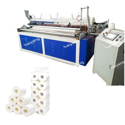 Automatic Rewindind Roll Toilet Tissue Paper Making Machine for sale