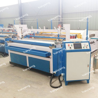 Automatic Embossed and Perforated Toilet Tissue Paper Making Kitchen Towel Rewinding Paper Machine