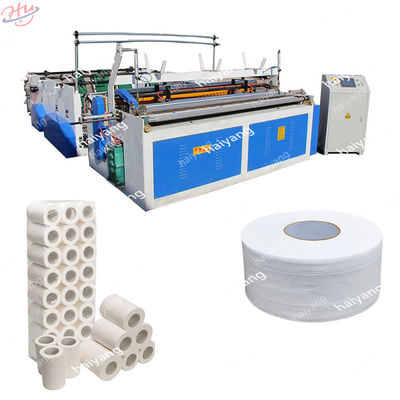 Wall Board Automatic Toilet Paper Rolls Slitting and Rewinding Machine