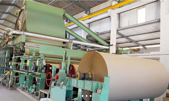 Corrugated Haiyang Kraft Paper Making Machine Production Line 600m / Min 6200mm