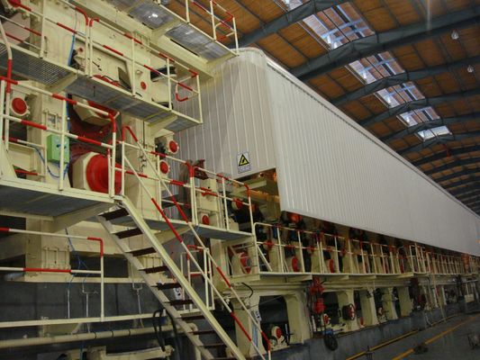 Waste Kraft Paper Making Machine Production Line 5200mm Corrugated Recycling