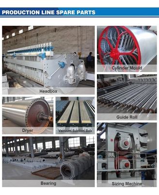 3200 Mm Corrugated Paper Making Machine Fluting Kraft High Strength