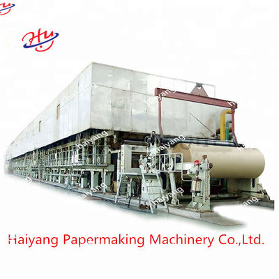 Recycled Kraft Paper Making Machine Low Investment Waste Old Carton Box 5200mm