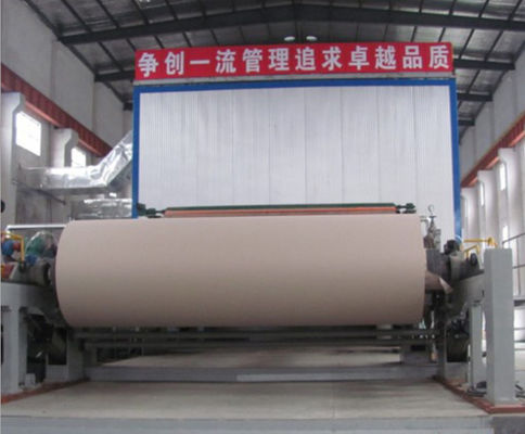 1575mm Kraft Jumbo Roll Paper Making Machine Mill Waste Paper Recycling