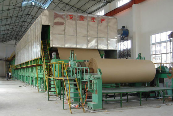 60TPD Kraft Testliner Paper Making Machine Pulp Production Line