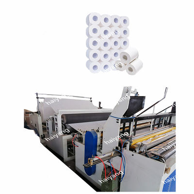 Toilet rolls kitchen tissue paper rolls manufacturing slitting rewinding machinery