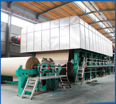 Recycling Kraft Paper Machine Fourdrinier Packing Equipment 1800mm
