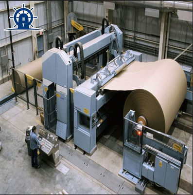 Wood Pulp Cardboard Kraft Brown Paper Production Machine 2400mm 50T/D