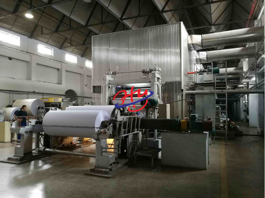 Fully Automatic A4 Papermaking Machine 4000mm Customized Color 80 T/D