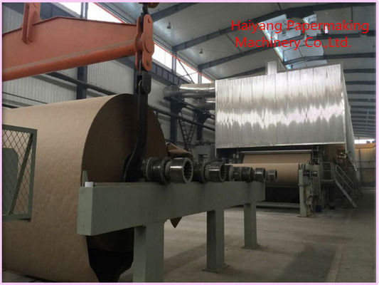 90-140g Kraft Paper Making Machine Wheat Stalk/Cotton Stalk 500m/Min 90-140gsm