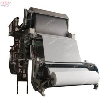 2800mm 15t Paper Pulp And Waste Paper Recycling Jumbo Roll Toilet Tissue Paper Roll Making Machine