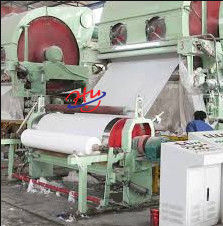 Cotton Waste Recycling Toilet Roll Making Machine 6T / D 120m / Min