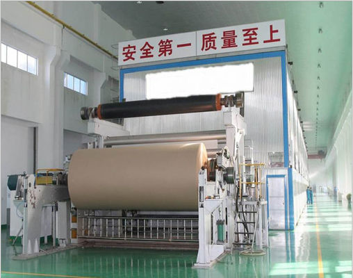 SS304 4200mm 200T/D Kraft Paper Making Machinery Pneumatic Winding