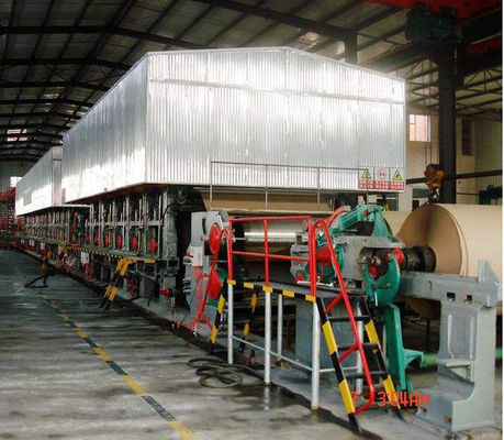 3200mm Cardboard Kraft Paper Making Machine Production Line Model 120T/D