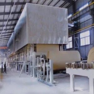 Single Layer 50m/Min Kraft Fluting Paper Machine