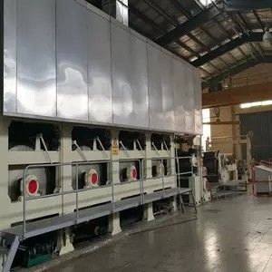 3800mm Fluting Kraft Paper Manufacturing Machine High Speed 450 T/D