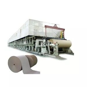 Recycled Testliner Corrugated Kraft Paper Machine 200T/D