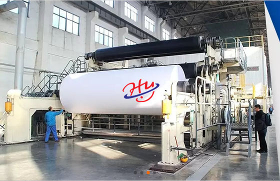 Fully Automatic A4 Papermaking Machine 4000mm Customized Color 80 T/D