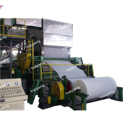 Cotton Waste Recycling Toilet Roll Making Machine 6T/D 120m/Min