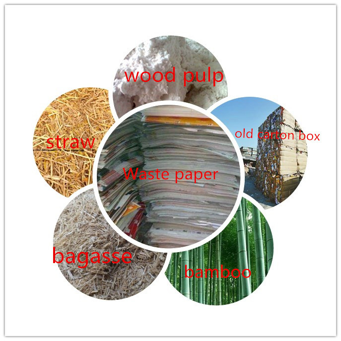 Fourdrinier Corrugated Cardboard Production Line Fluting Kraft Paper Machine Jumbo Roll