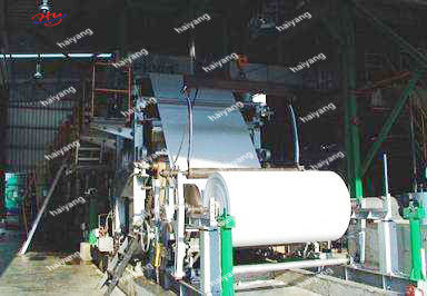 Small waste paper recycling machine 787mm fully automatic toilet paper machine