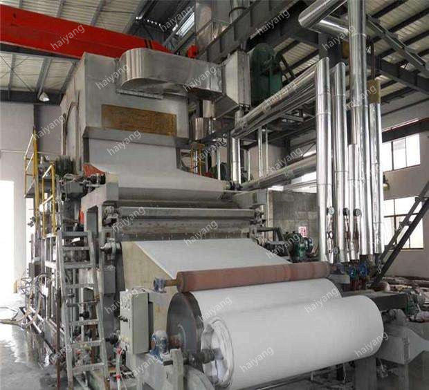 3200mm 10T/D Small Toilet / Tissue paper making machine / production line from waste paper and wood pulp