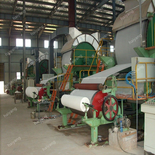 787mm-1T Paper manufacturing plant production line toilet tissue paper making machine