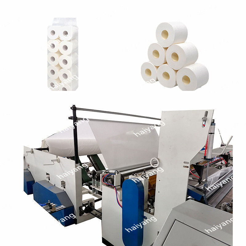Good Quality Automatic Toilet Tissue Paper Roll Rewinding Making Machine