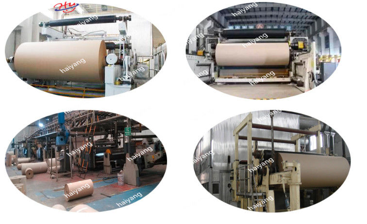 5200mm Kraft Paper Mill Plant Machine 600m / Min Wood Pulp