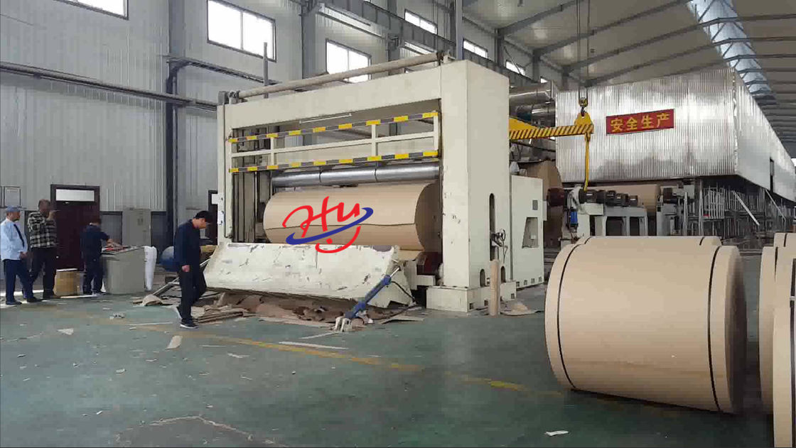 Kraft Paper 3& 5 Ply Automatic Paper Corrugated Board Plant For Wall-Mounted Kraft Paper Roll Dispenser