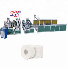 Automatic Paper Toilet tissue rewinding and slitting embossing machine