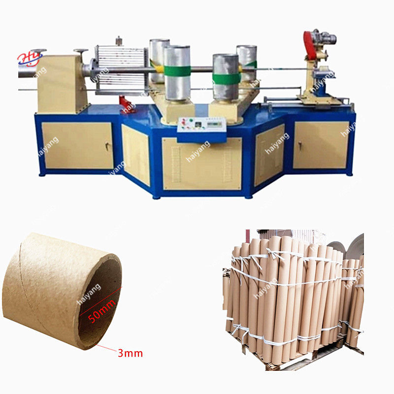 Automatic Spiral Toilet Paper Tube Core Making Machine Cardboard Cutting Machine