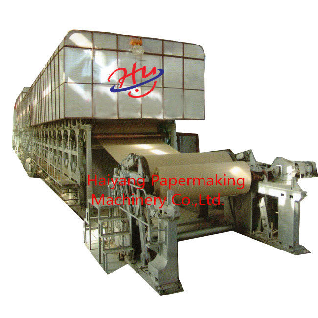 Rolled Recycled Kraft Paper Making Machinery 300m/Min